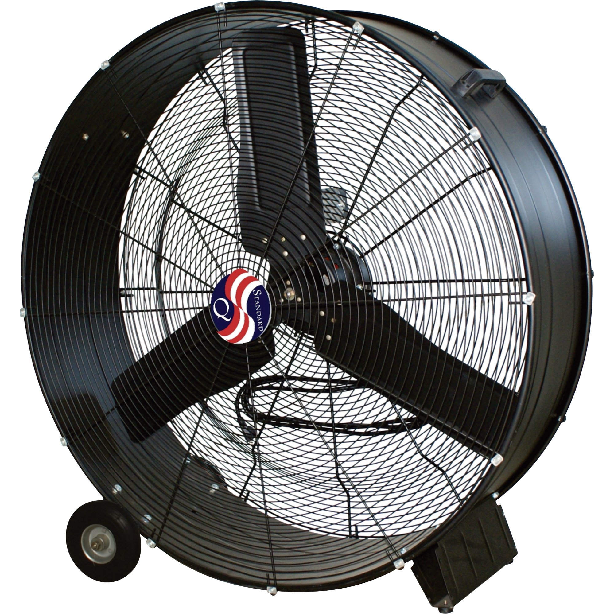 Please see replacement item# 49936. Q Standard Industrial Direct Drive Drum Fan — 36in., 11,200 CFM, 3/5 HP, Model# 10255